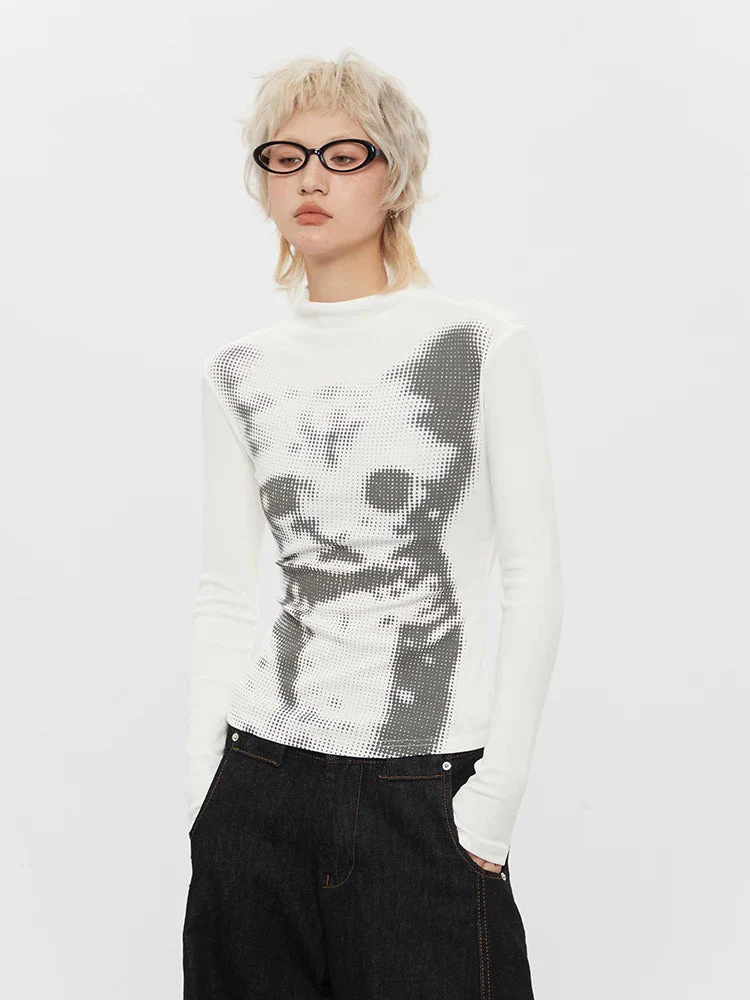 Cat High Neck Top - Image 5