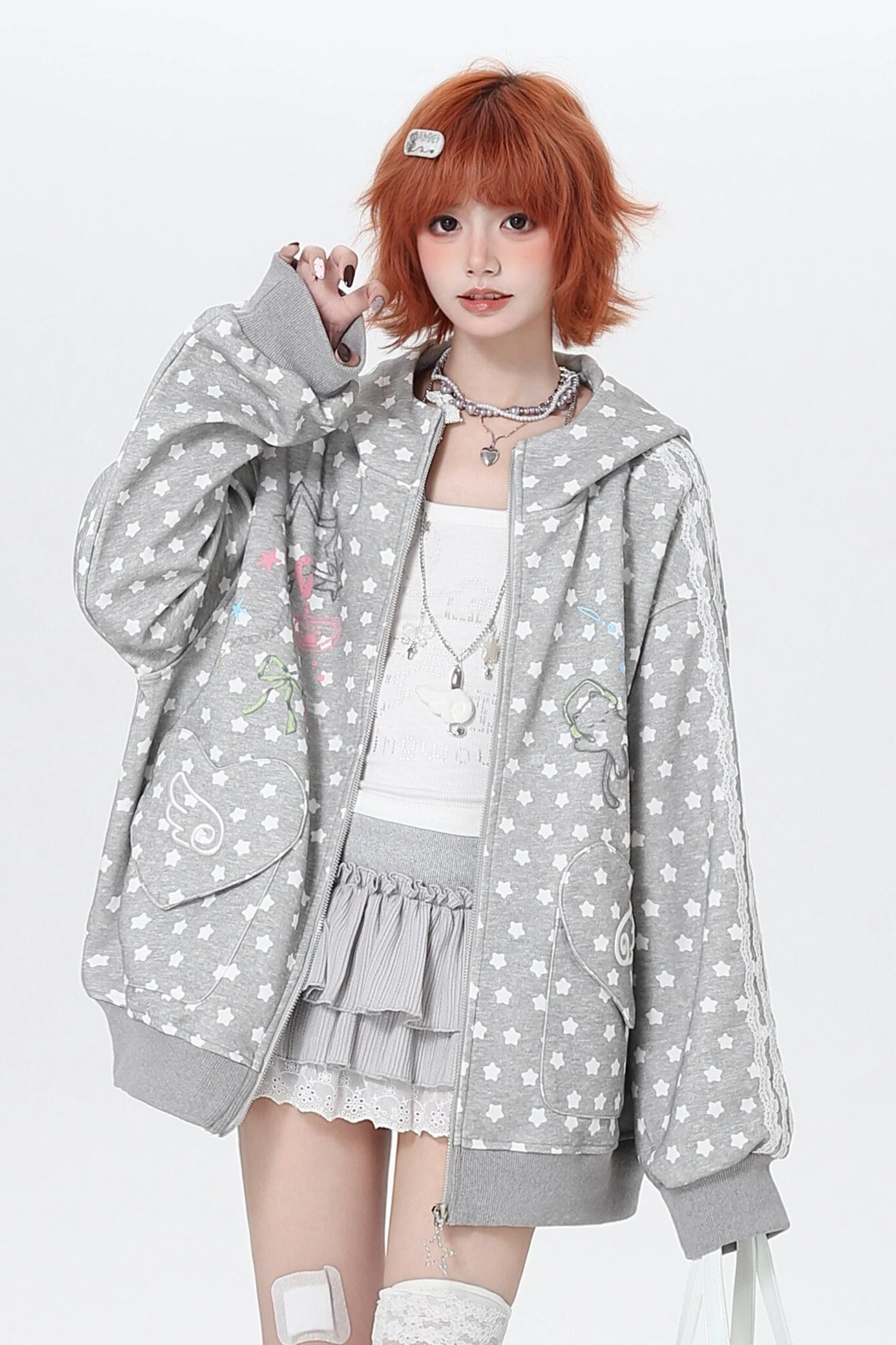 Cat Star Loose Jacket - Image 6