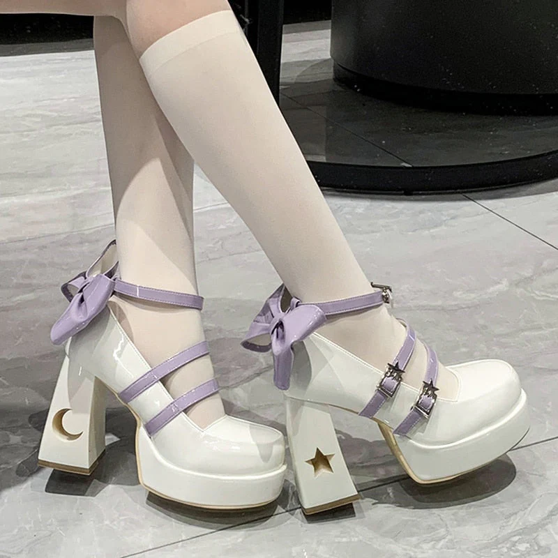 Celestial Mary Jane High Heels - Image 2