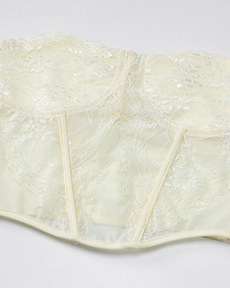 Cerauno Lace Corset and Matching Coord - Image 7