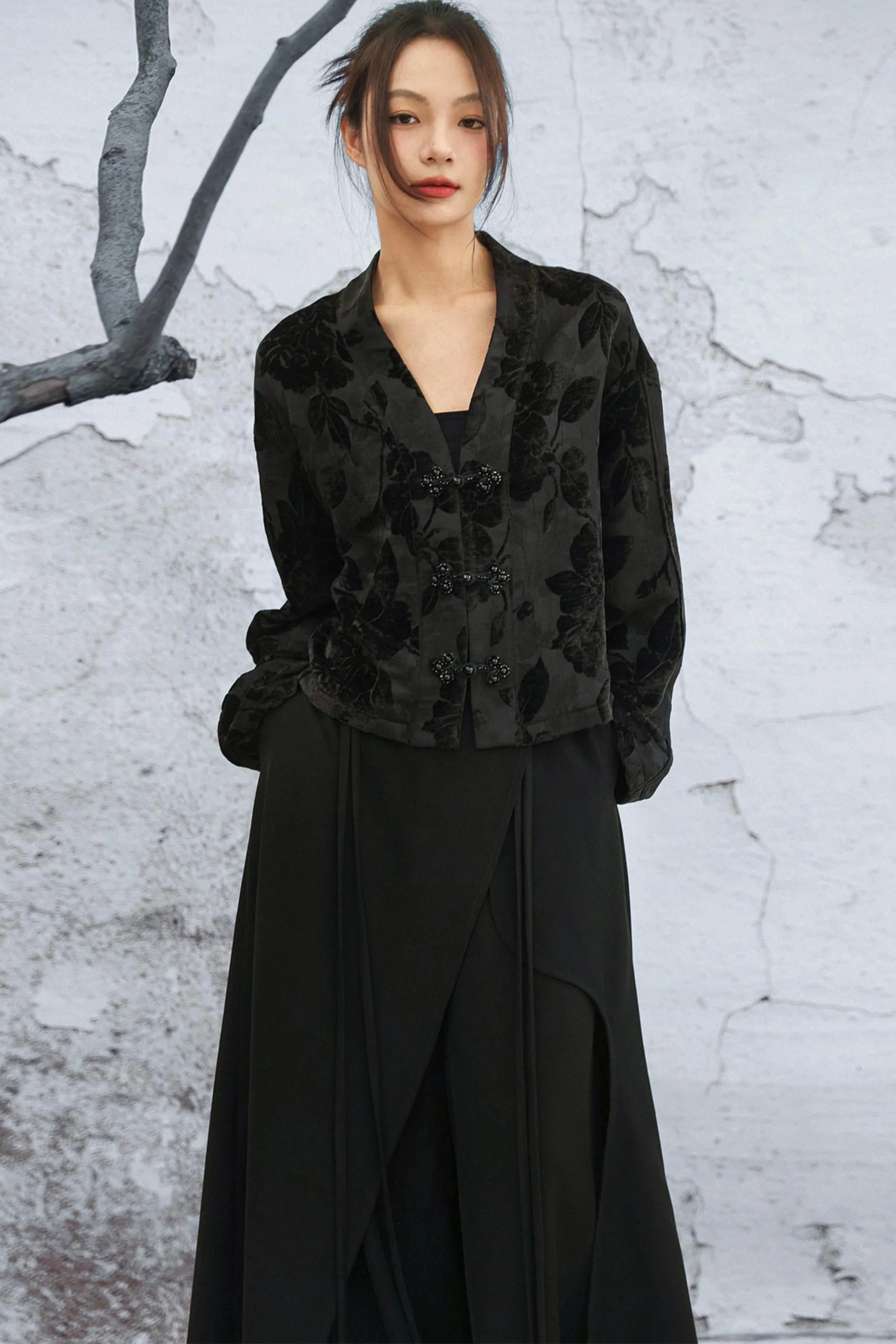 Edgy Jacquard Jacket - Image 3