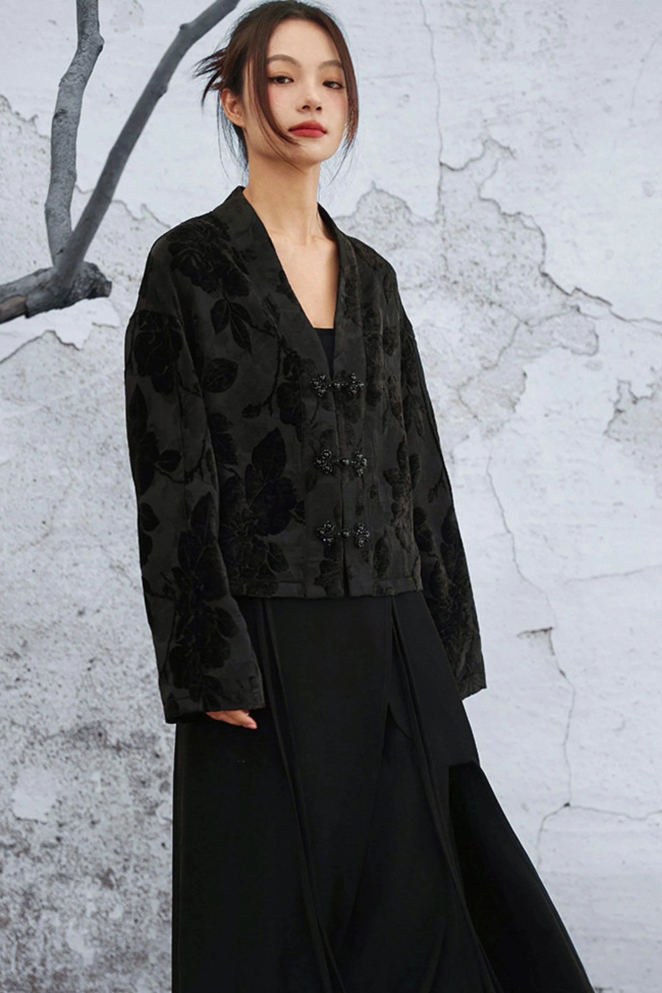 Edgy Jacquard Jacket - Image 6