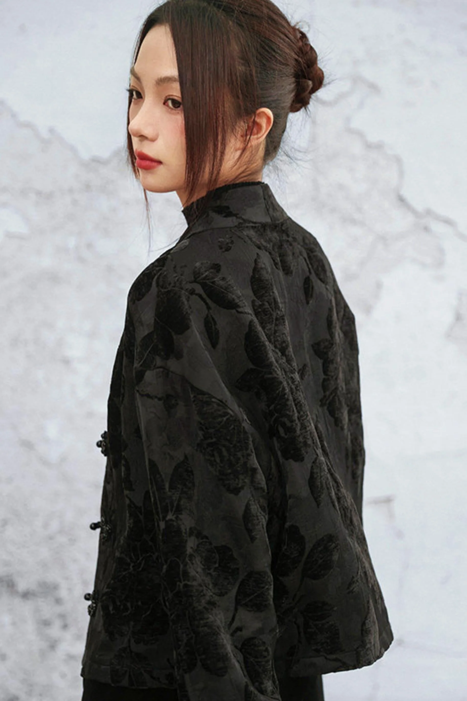 Edgy Jacquard Jacket - Image 13