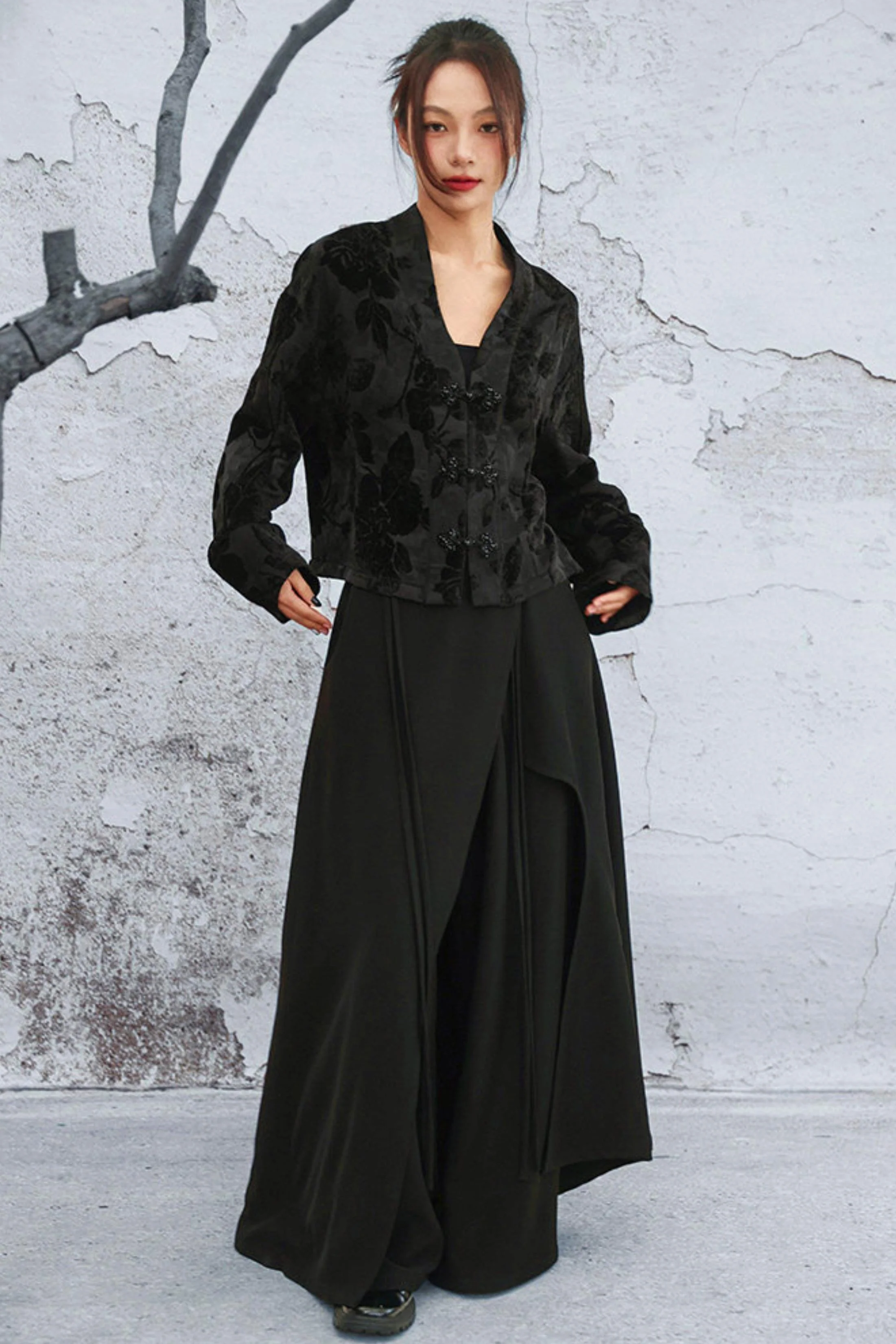 Edgy Jacquard Jacket - Image 16