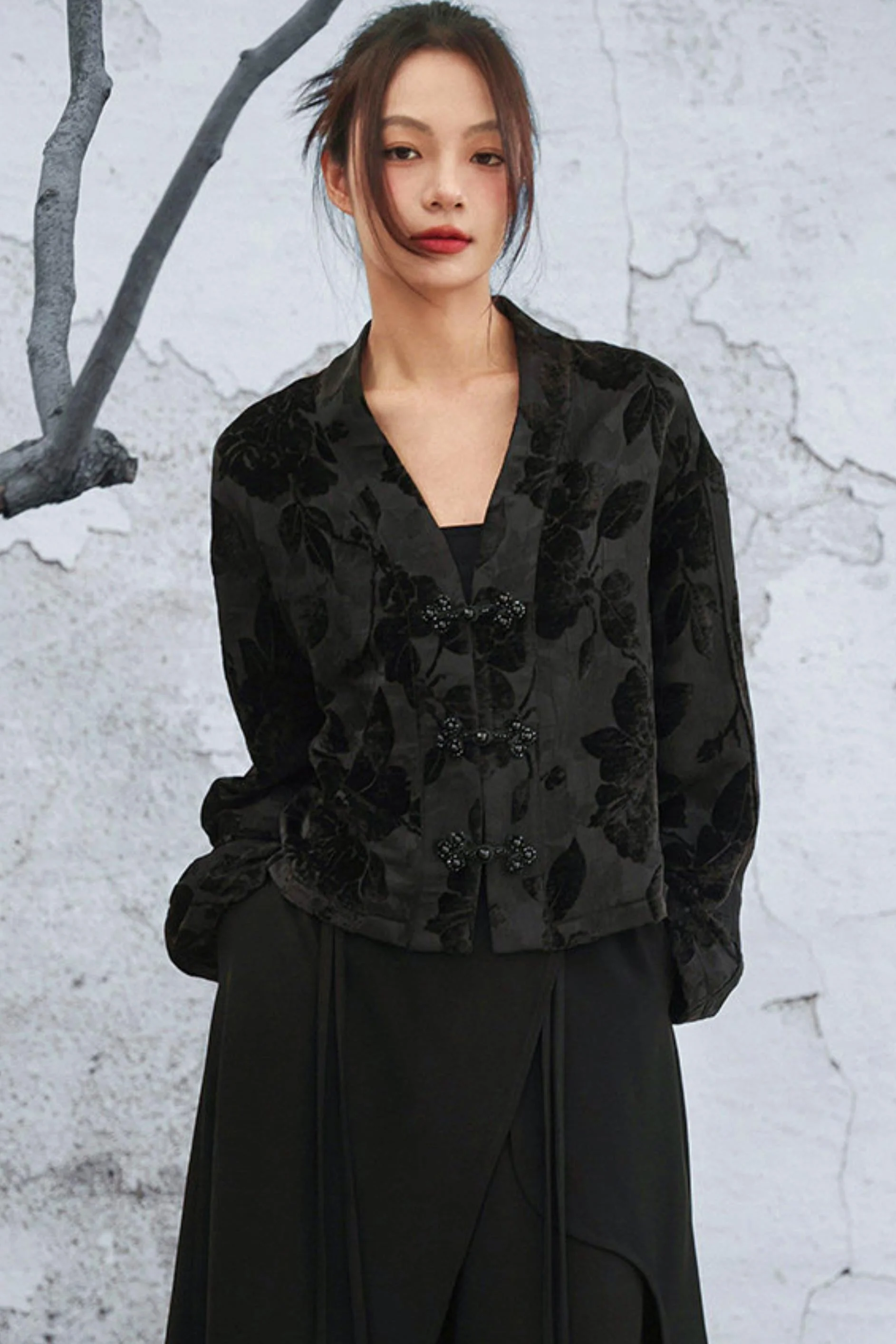 Edgy Jacquard Jacket - Image 8