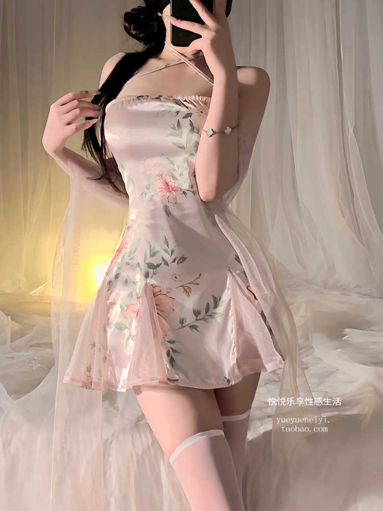 Cheongsam Romantic Nightgown - Image 3