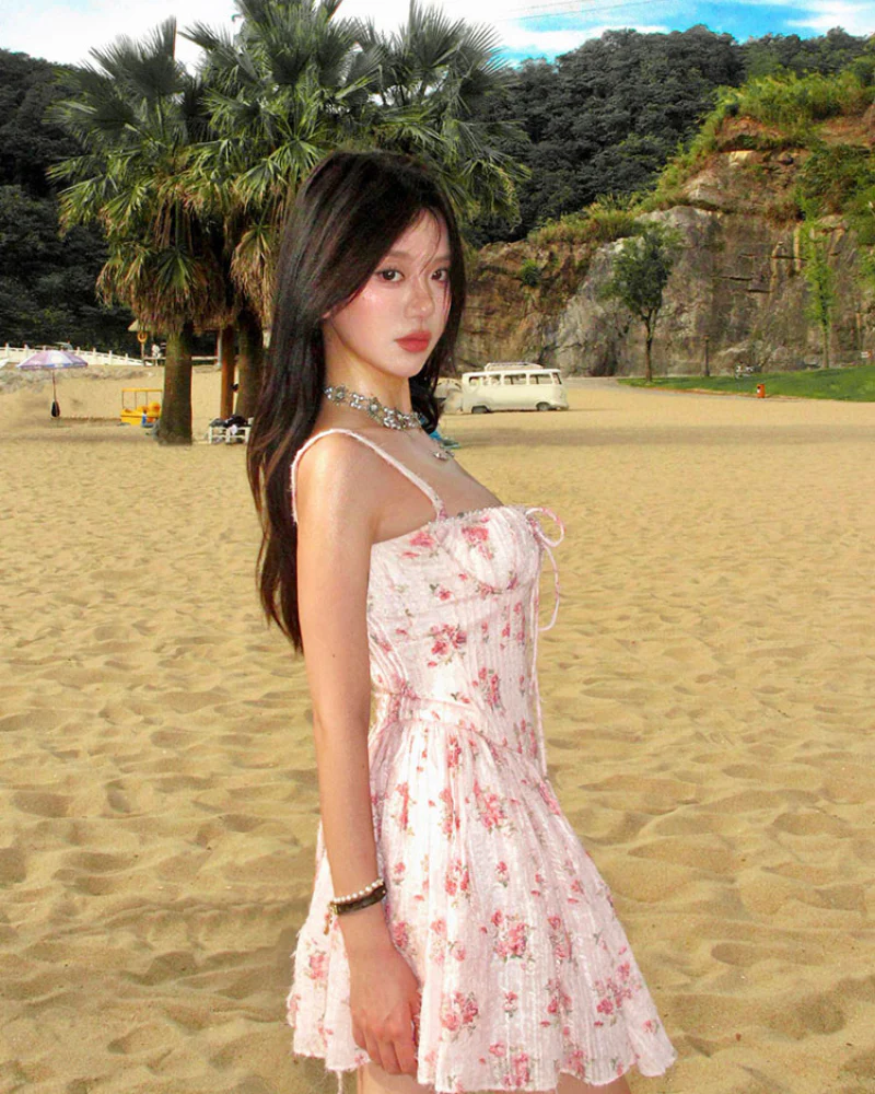 Cherry Blossom Floral Dress - Image 2