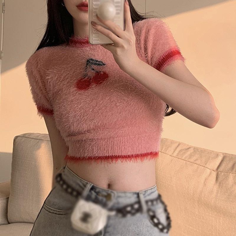Cherry Crop Sweater - Image 4