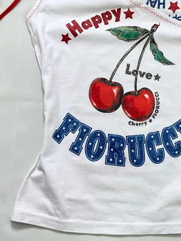 Cherry Strap Tank Top - Image 2