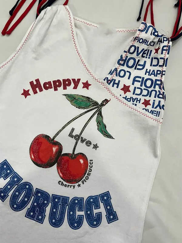 Cherry Strap Tank Top - Image 3