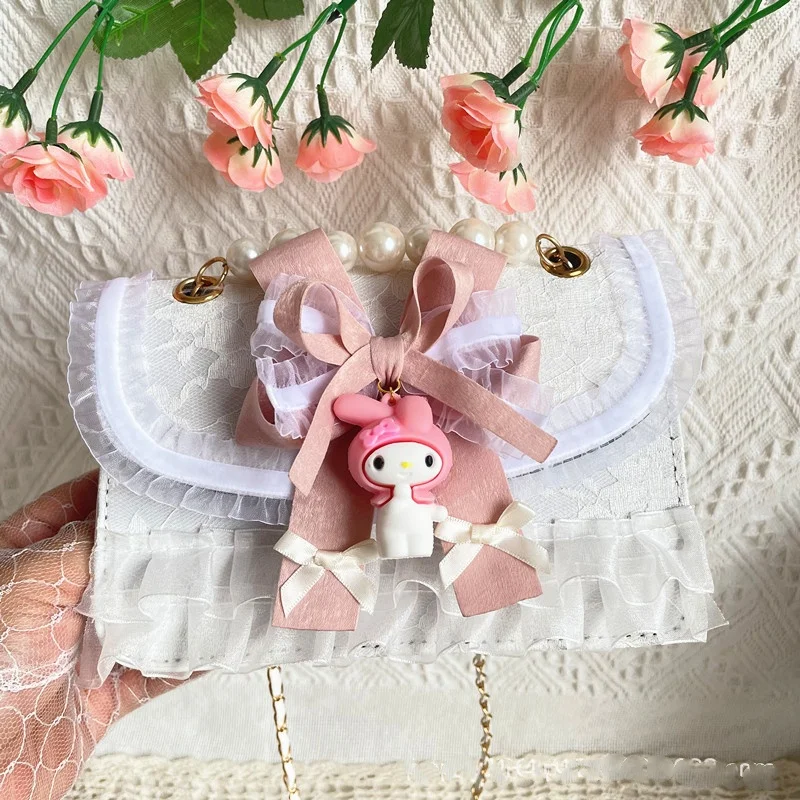 Chiffon & Lace Kawaii Purse - Image 2