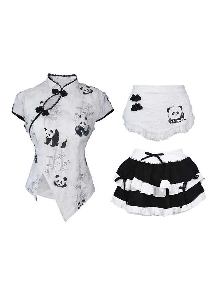 Chinese Panda Maid Suit