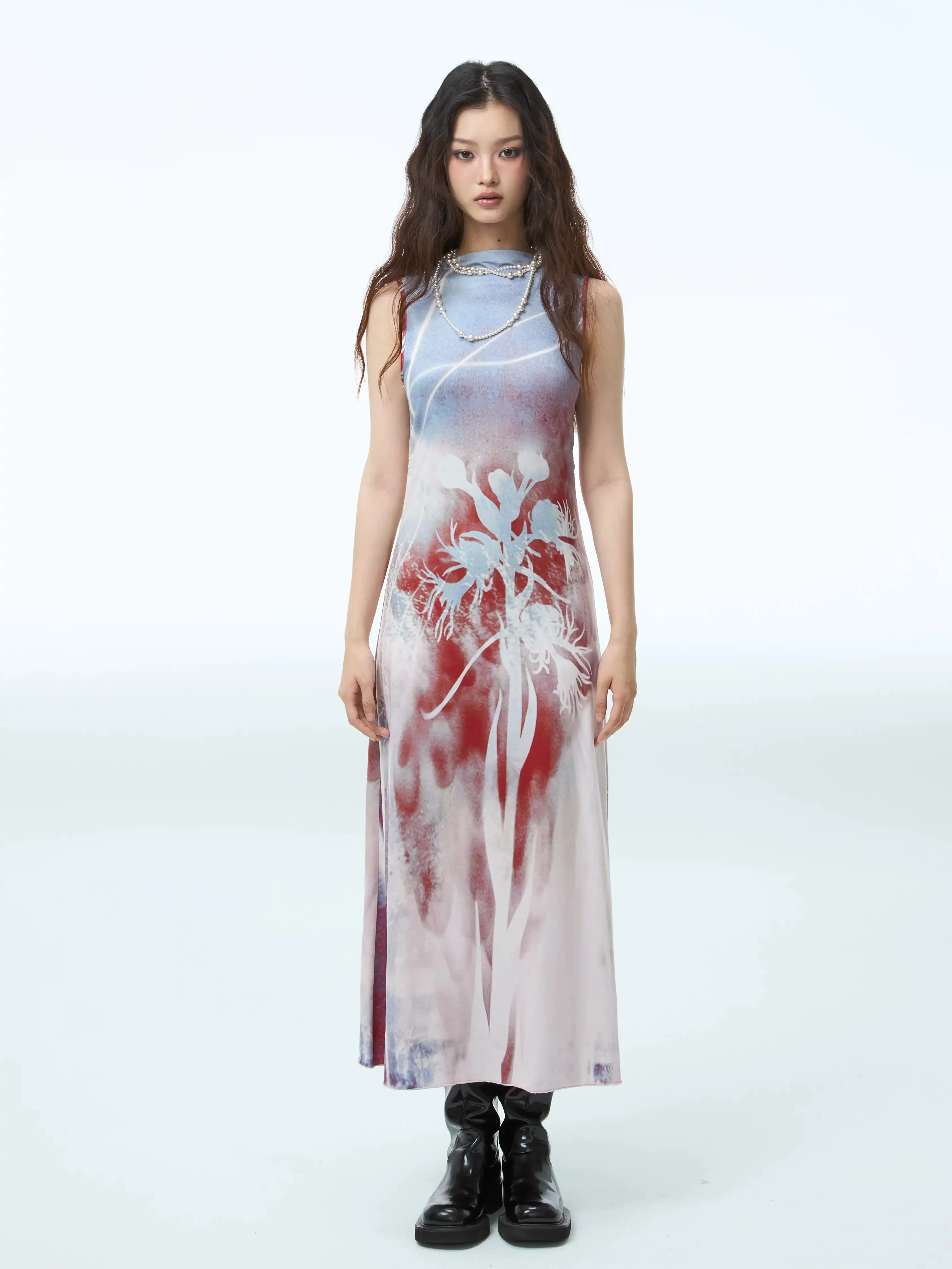 Chinese Style Two Piece Stretch Dress - Image 3
