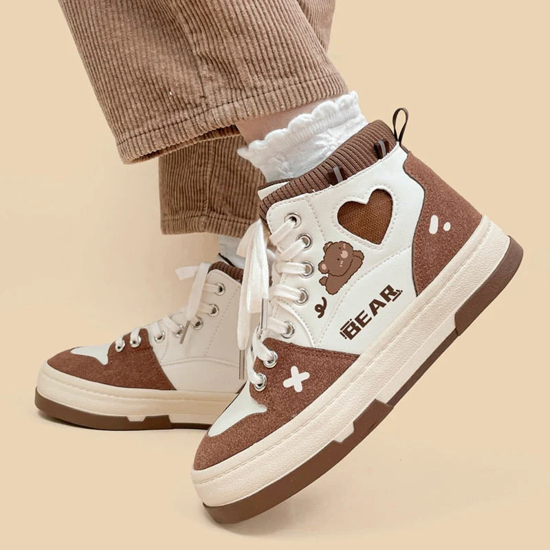 Chocolate Bear Sneakers - Image 3