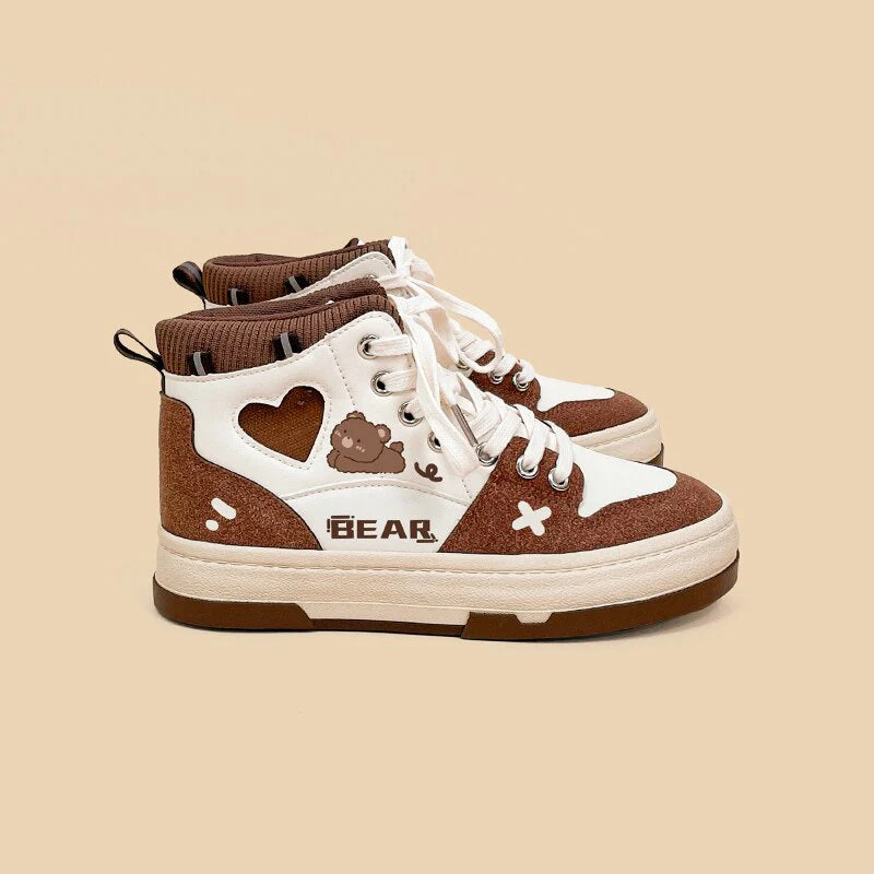 Chocolate Bear Sneakers - Image 6