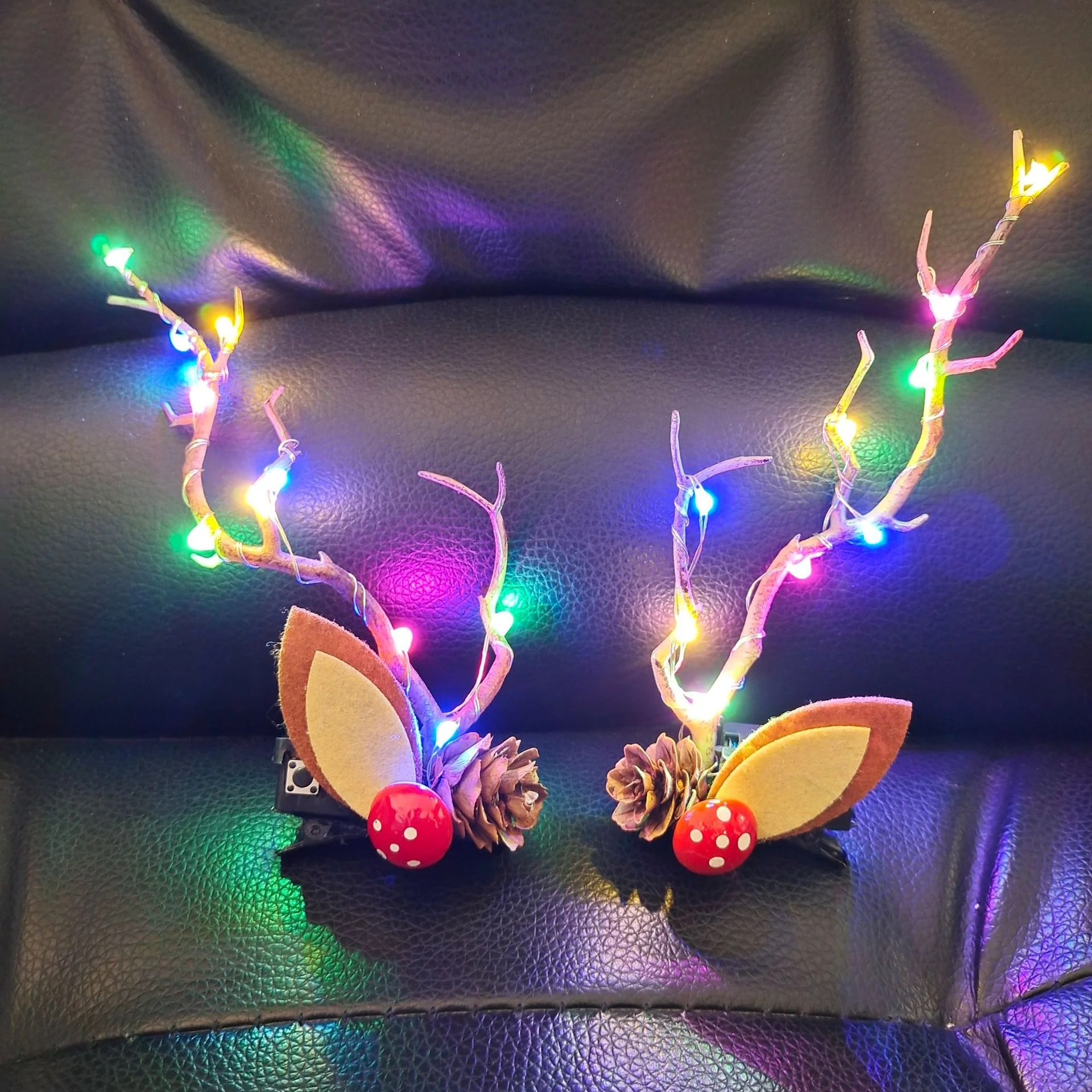 Christmas Antler luminous hairpins - Image 4