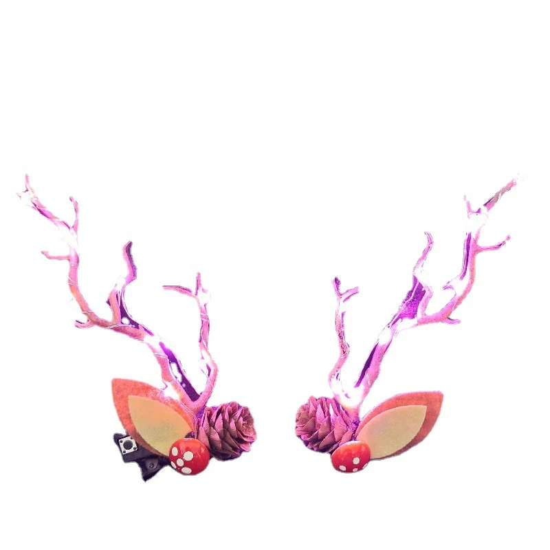 Christmas Antler luminous hairpins - Image 5