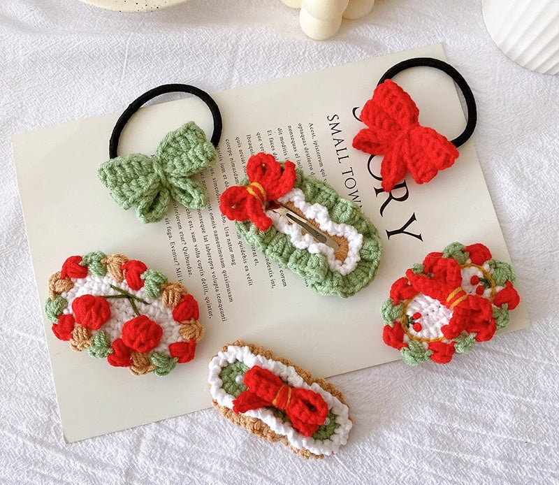 Christmas diy woolen hairpin - Image 10