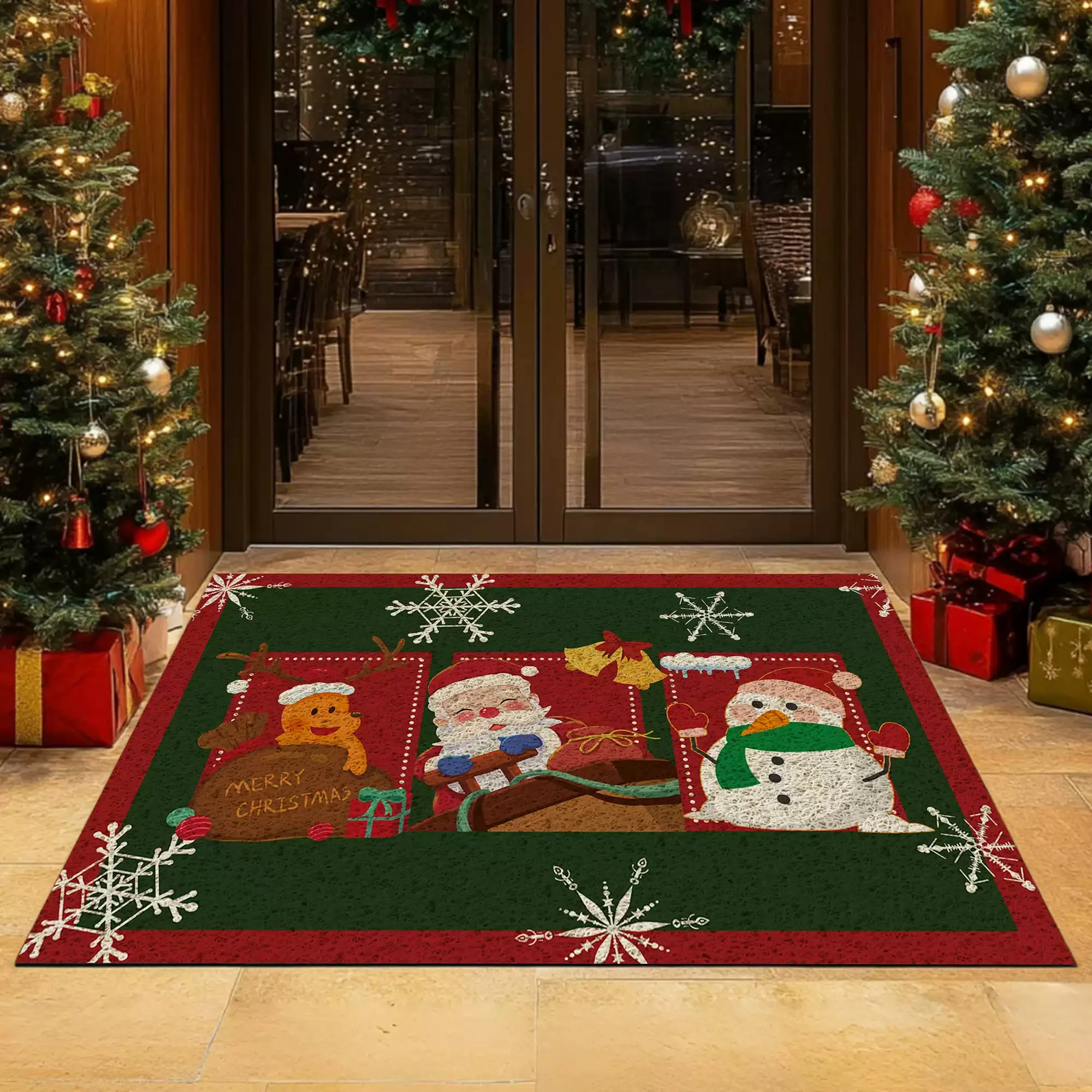Christmas floor mats carpet - Image 3