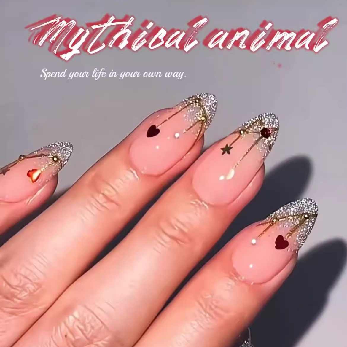 Christmas French Style Nails - Image 3
