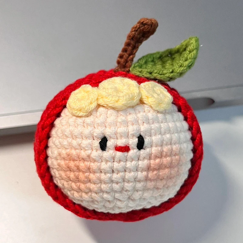 Christmas hand-knitted diy cute keychain - Image 4
