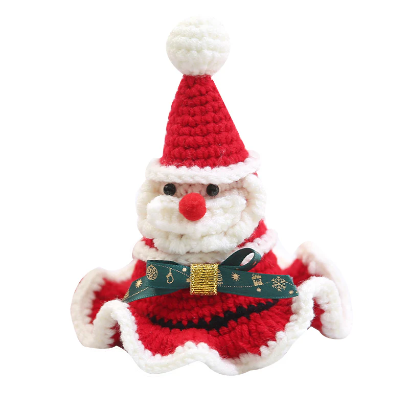 Christmas knitted Santa pets hats - Image 5