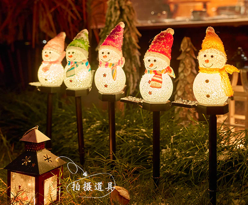 Christmas LED lantern snowman outdoor lights - Image 13