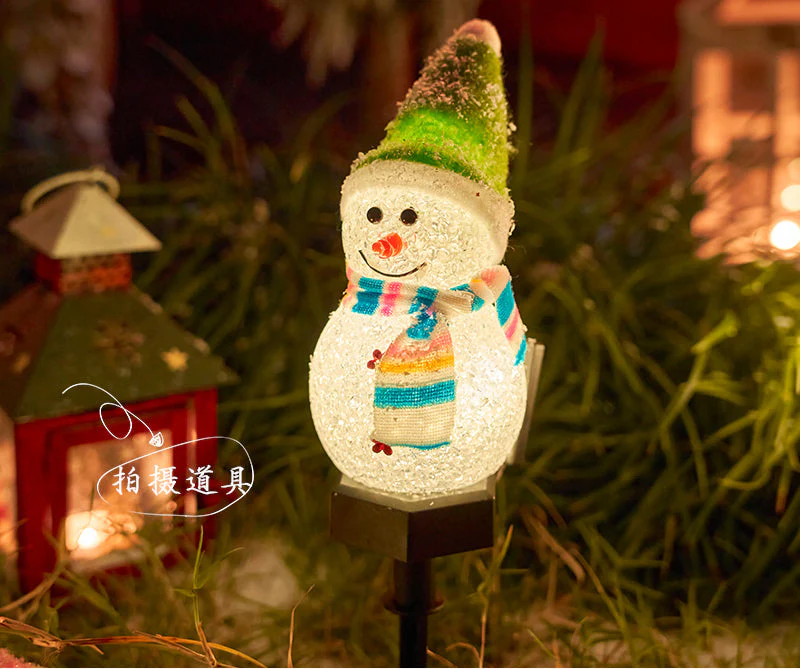 Christmas LED lantern snowman outdoor lights - Image 3