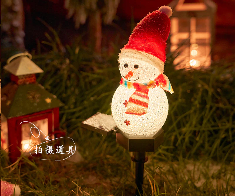 Christmas LED lantern snowman outdoor lights - Image 5