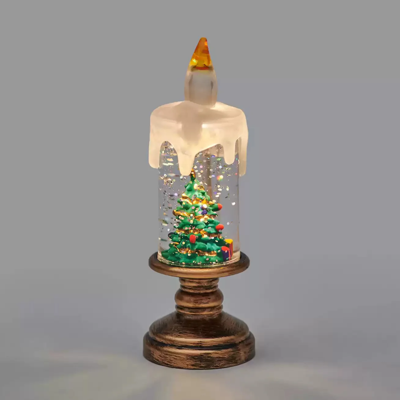 Christmas lights in the candles - Image 2