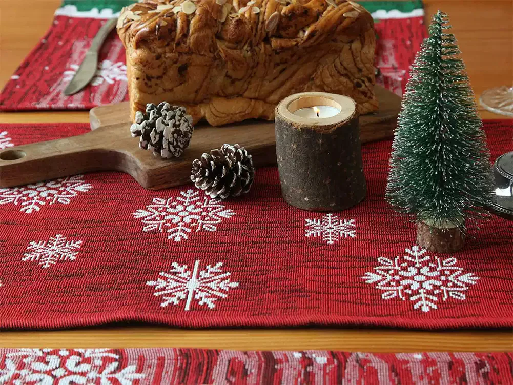 Christmas placemats cotton tablecloths - Image 4