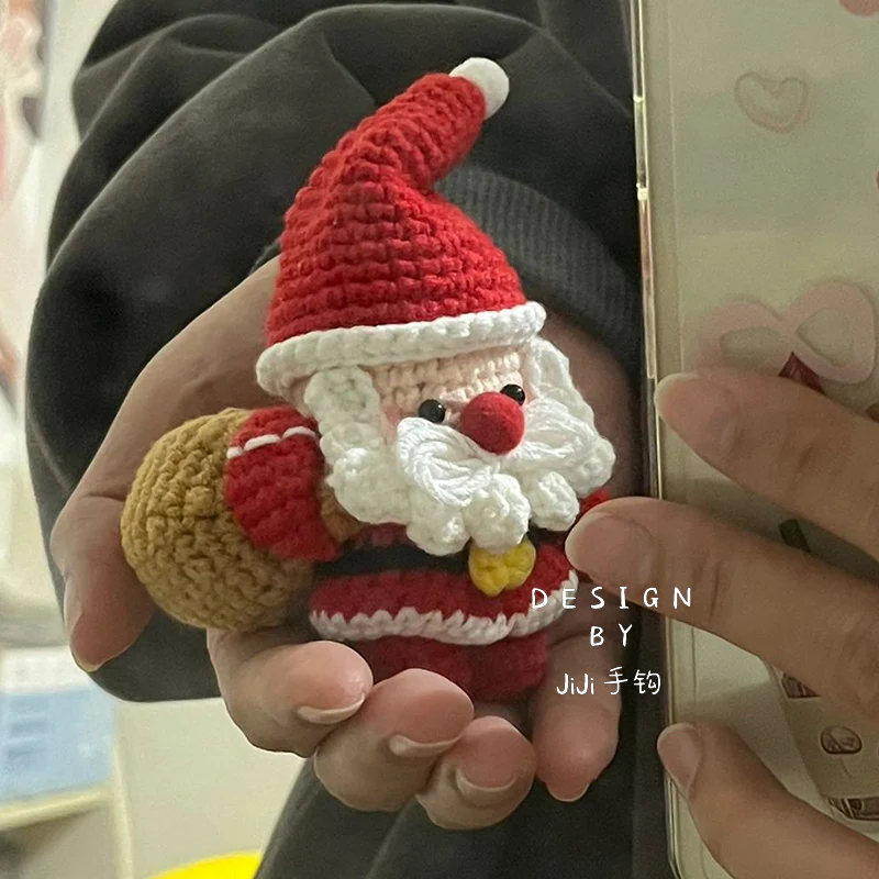 Christmas Santa Claus wool diy doll - Image 2