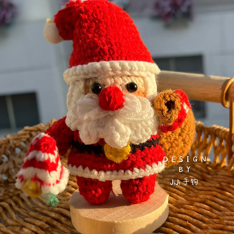 Christmas Santa Claus wool diy doll - Image 3