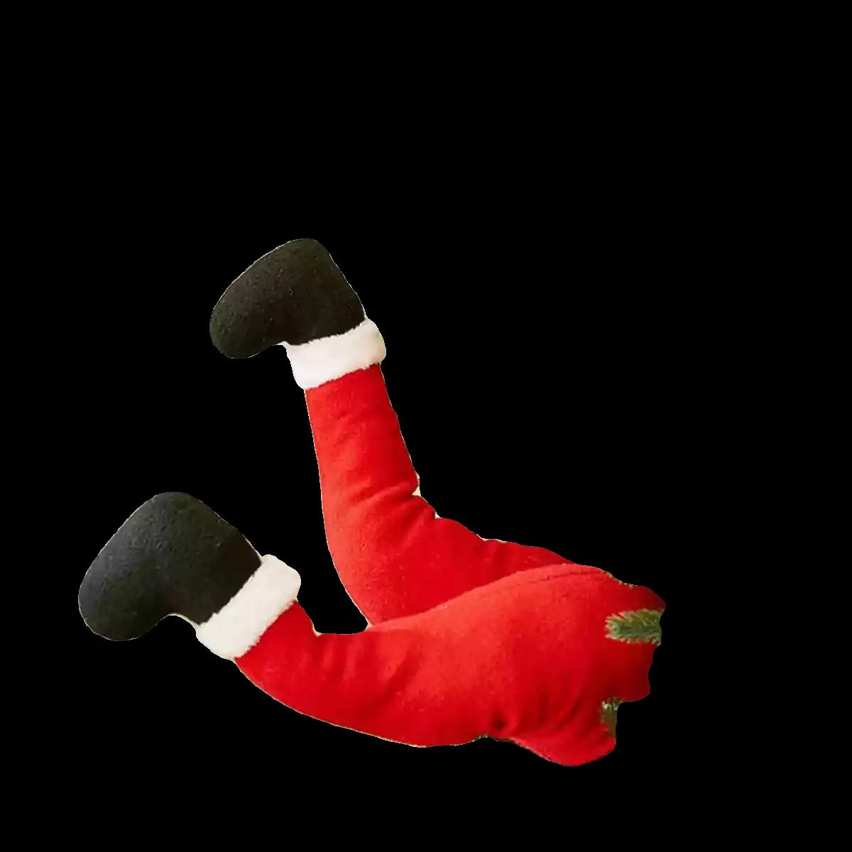 Christmas tree decorations plush santa legs - Image 5