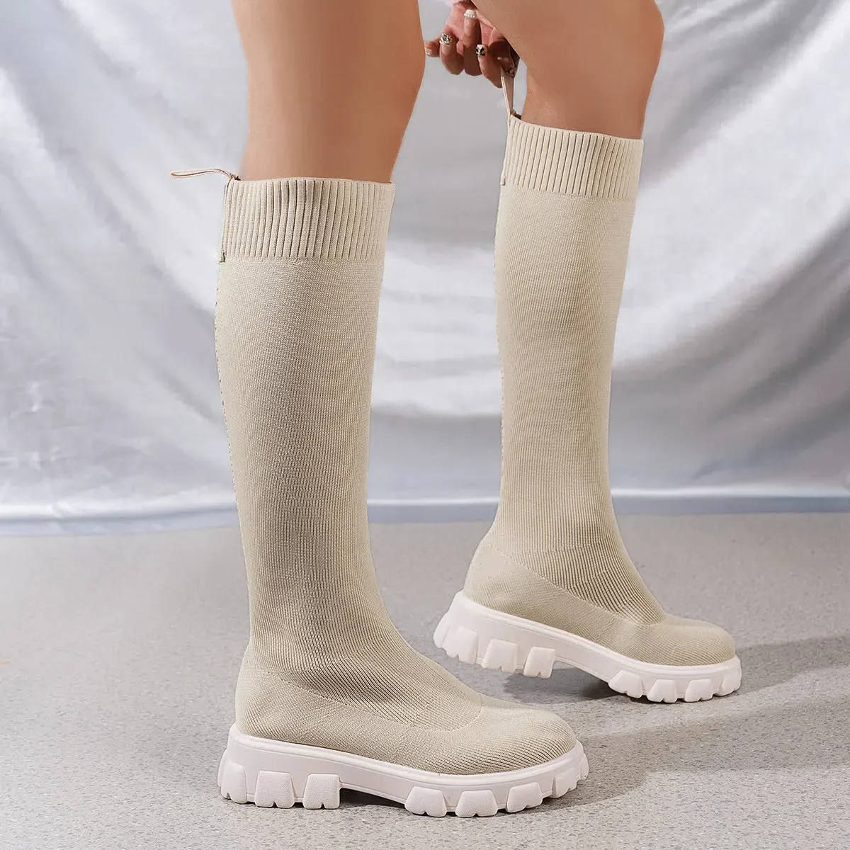 Chunky Sock Boots - Image 3