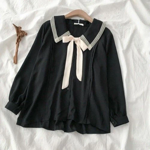 Classic Academia Collared Blouse - Image 2