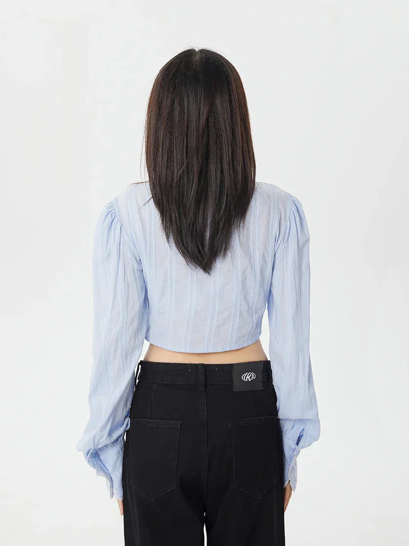 Classiccore Cut Out Crop Shirt - Image 4