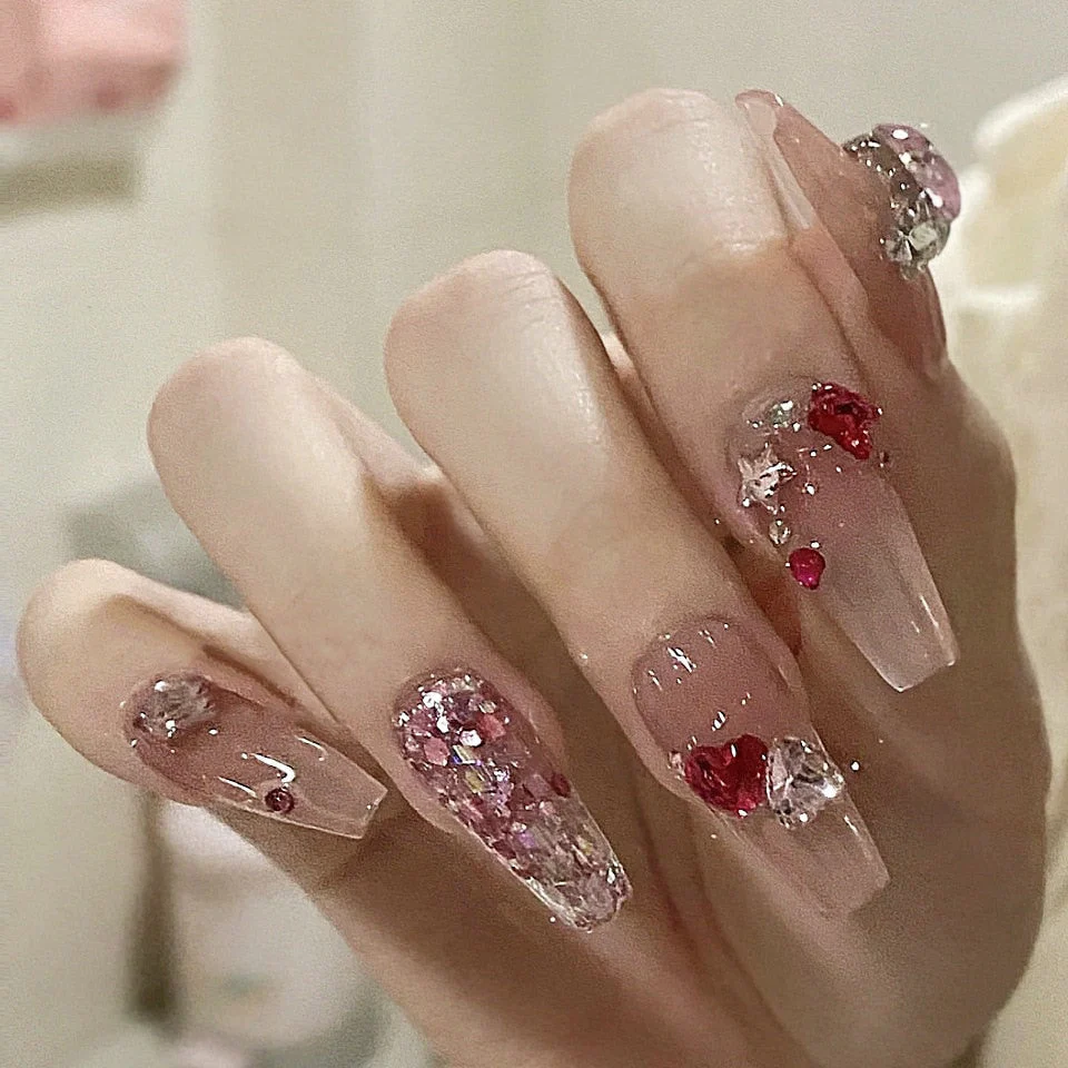 Clear Neutral Tone Press On Nails - Image 29