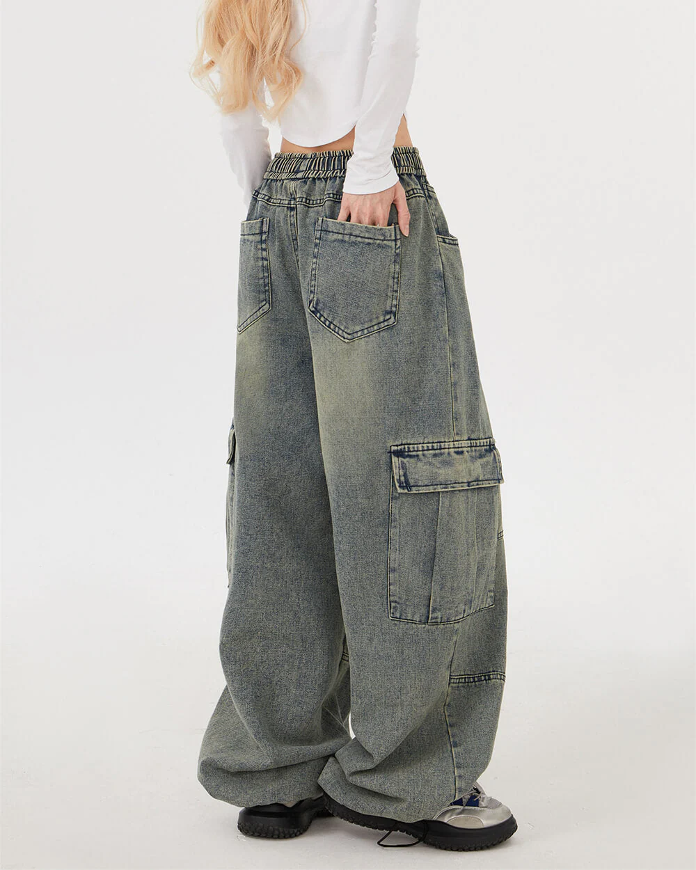 Coffee Break Wide Leg Cargo Pants - Image 6