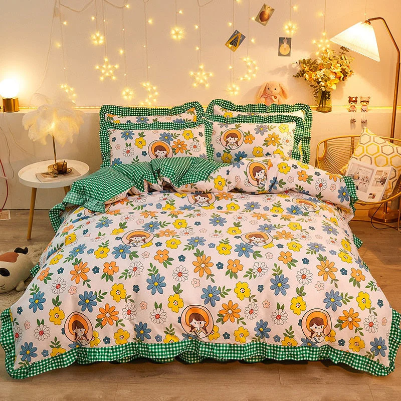Colorful Floral Bedding Sets - Image 13