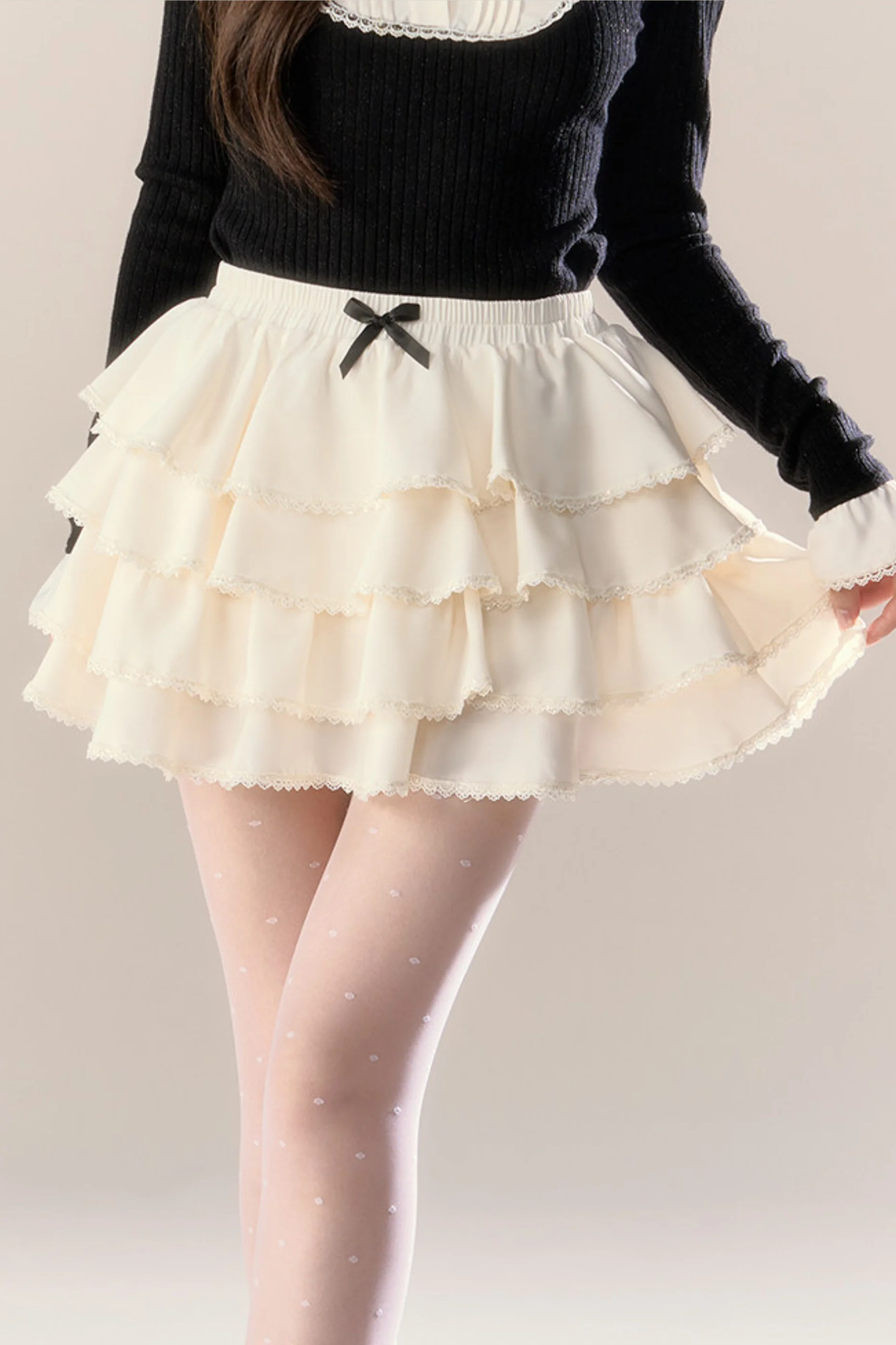 French College Top + Tiered Skirt - Image 13