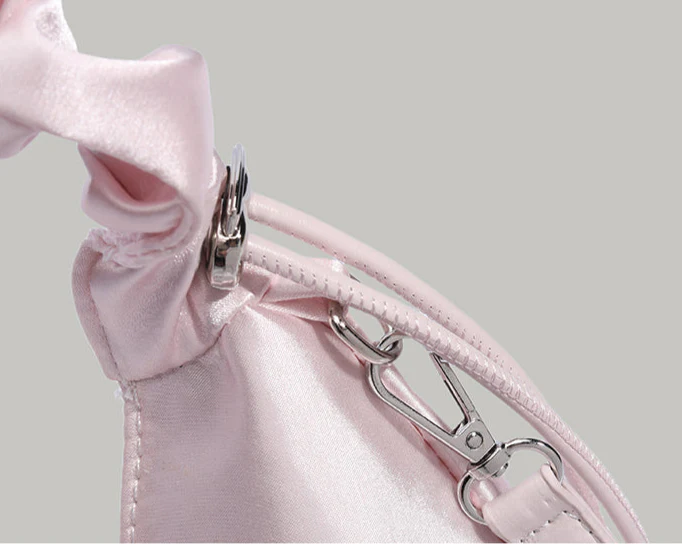 Coquette Bows Pleated Crossbody Bag - Image 6
