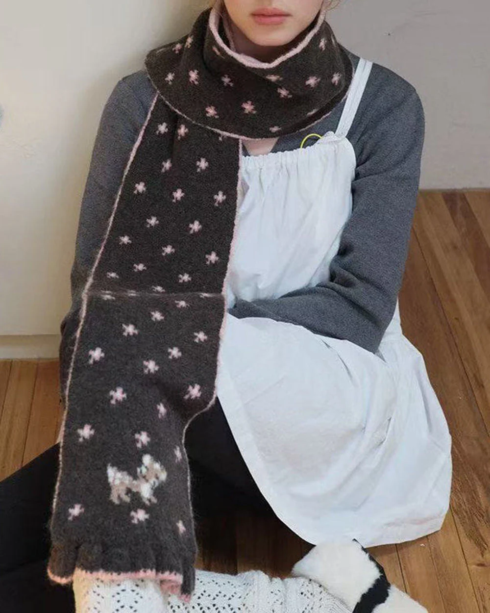 Coquette Dream Knit Scarf - Image 3