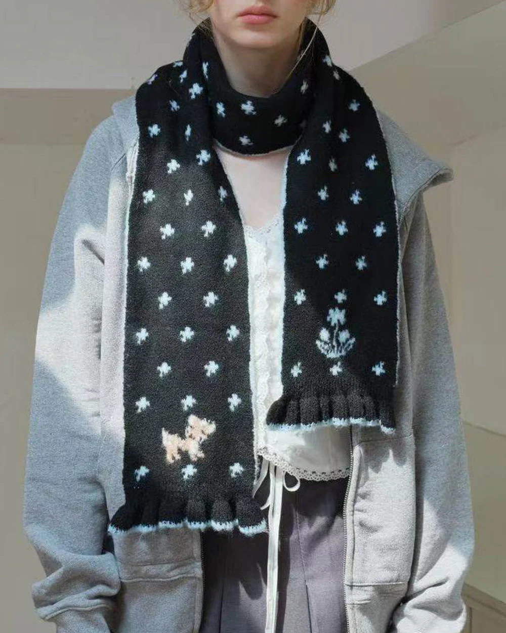 Coquette Dream Knit Scarf - Image 4