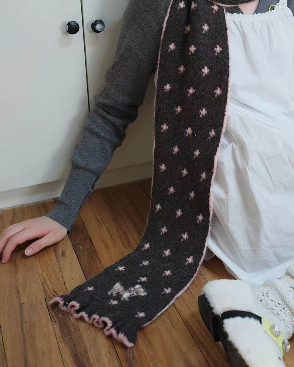 Coquette Dream Knit Scarf - Image 5
