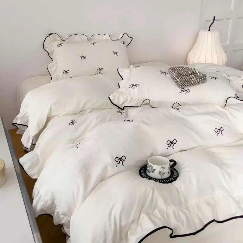Coquette French Bow Bedding Set - Image 2