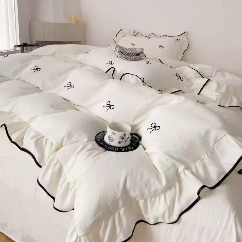 Coquette French Bow Bedding Set - Image 5