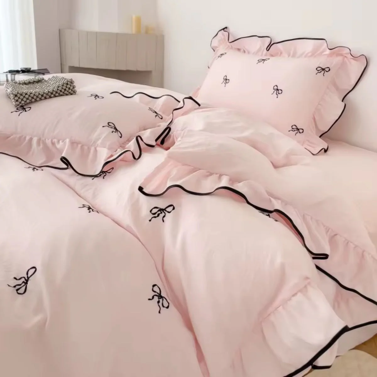 Coquette French Bow Bedding Set - Image 7