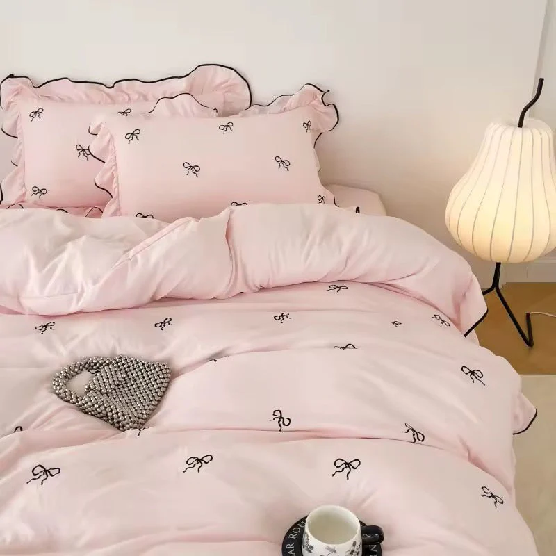 Coquette French Bow Bedding Set - Image 9
