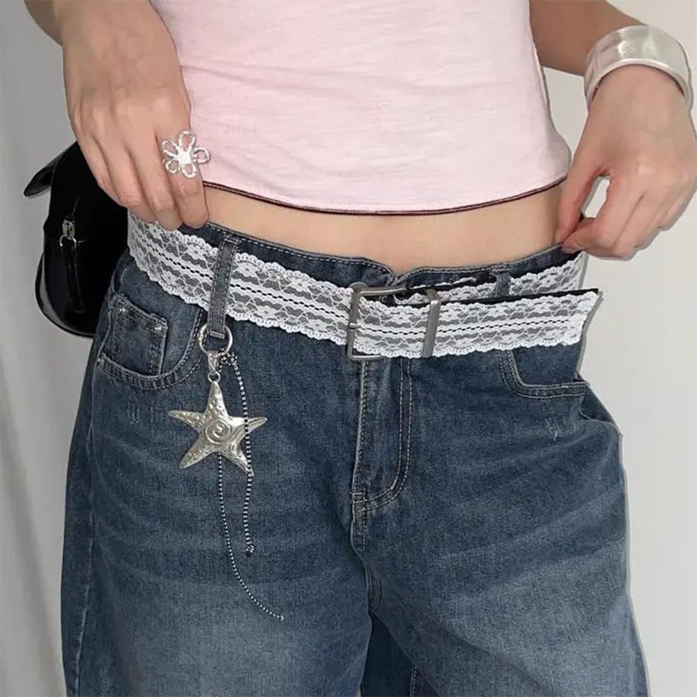 Coquette Girl Lace Belt - Image 3